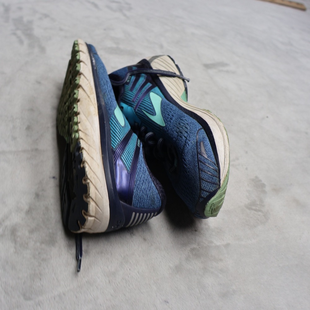 Brooks Womens 8.5B Athletic Shoes Blue Adrenaline GTS 18 Mesh Running Training - Picture 5 of 15